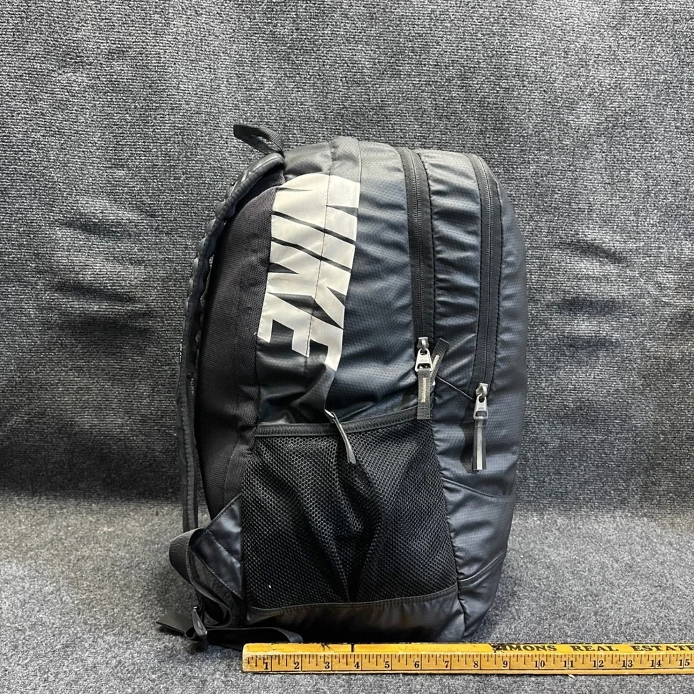 Nike BA4595-067 Max Air Black Polyester Athletic School Work Travel Backpack Bag